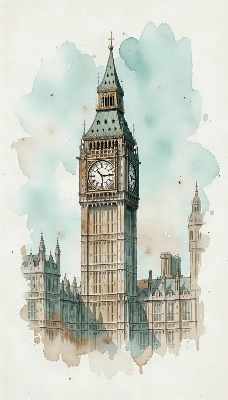 Big Ben, London | Void Veil Studio artwork