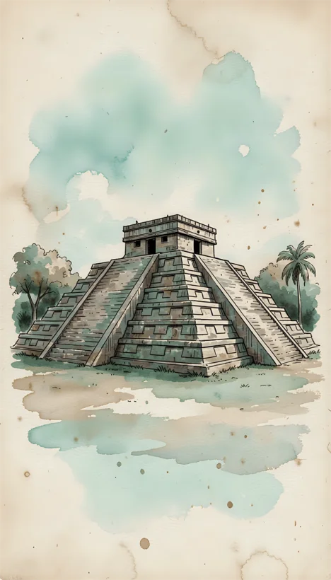 Chichen Itza Pyramid, Yucatan, Mexico (Mayas)