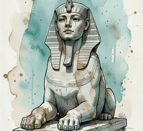 Egyptian Sphinx (Pharaoh)