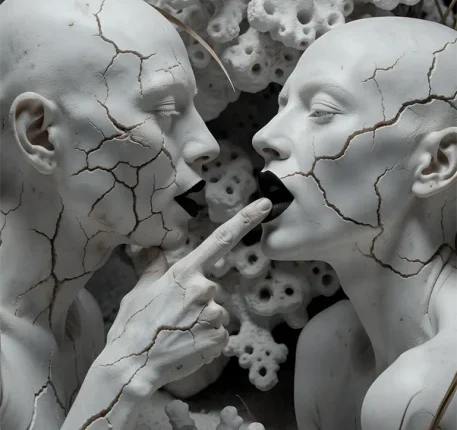 Eternal longing in the white Coral Reef