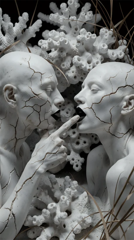 Eternal longing in the white Coral Reef