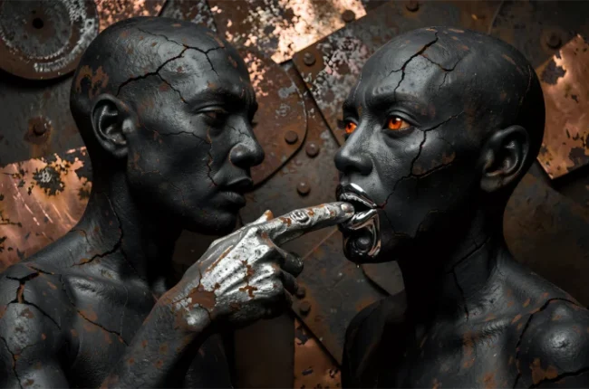 The Forbidden Desire of the Rusting Statues