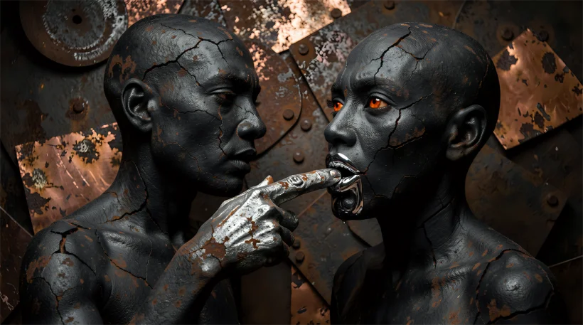 The Forbidden Desire of the Rusting Statues