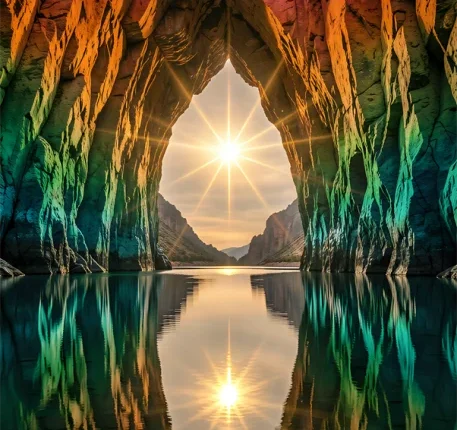 Mystical Portal of Colors
