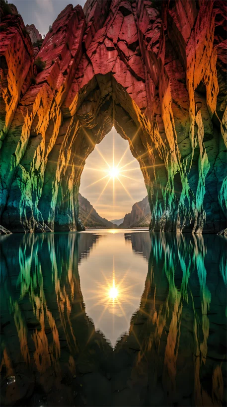 Mystical Portal of Colors
