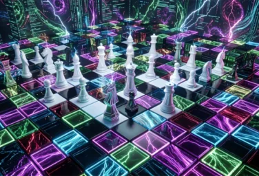 Digital Chess – Neon Cyber World