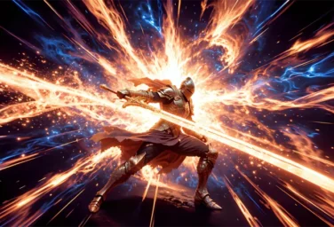 The Flame Knight: Epic Battle