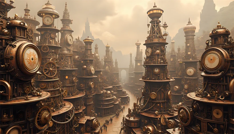 The Chronos City: A Hidden Clockwork of Mystery (Steampunk)
