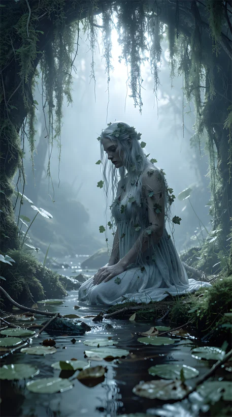 The Water Fairy in the Misty Forest of Oblivion