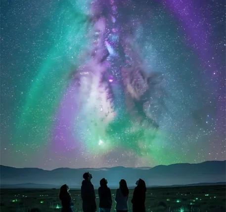 Where the Stars whisper (Aurora Borealis)